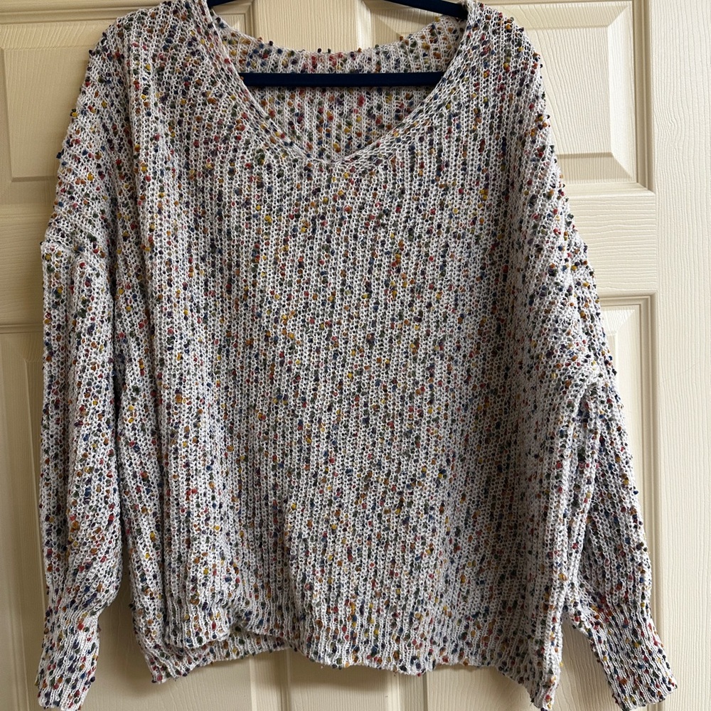 Multicolor Knit Women's Sweater
